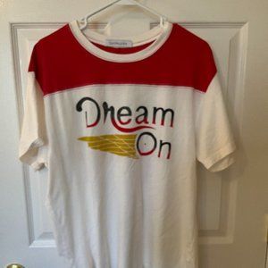DAYDREAMER Dream On Aerosmith Varsity Tee -  Size L